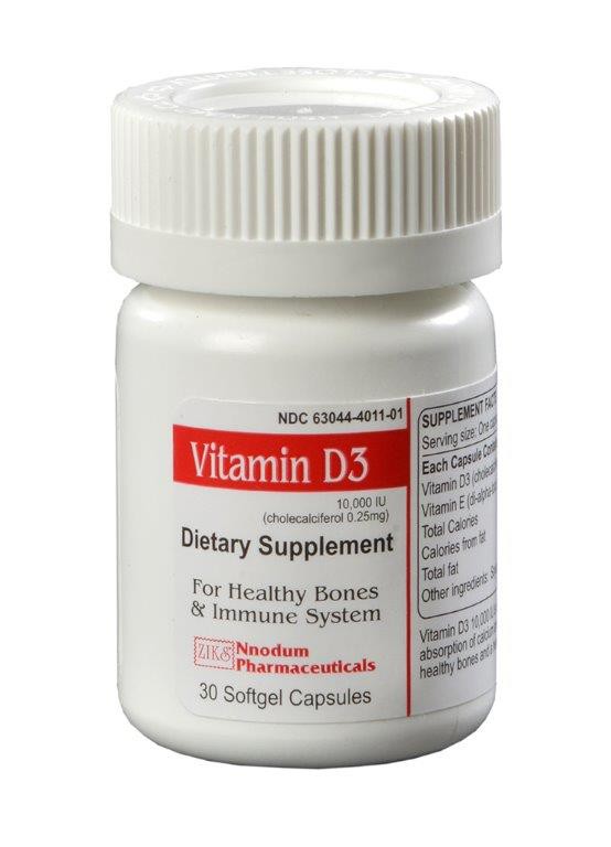 Vitamin D3 10000 Iu Cholecalciferol 025 Mg